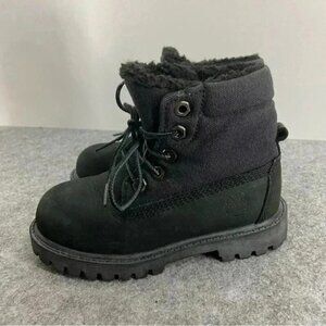Timberland unisex-child Icon Roll-top With Fleece Fashion Boot Child Size 9